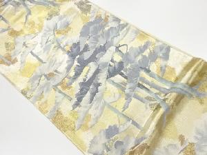 リサイクル　樹木模様織出し袋帯